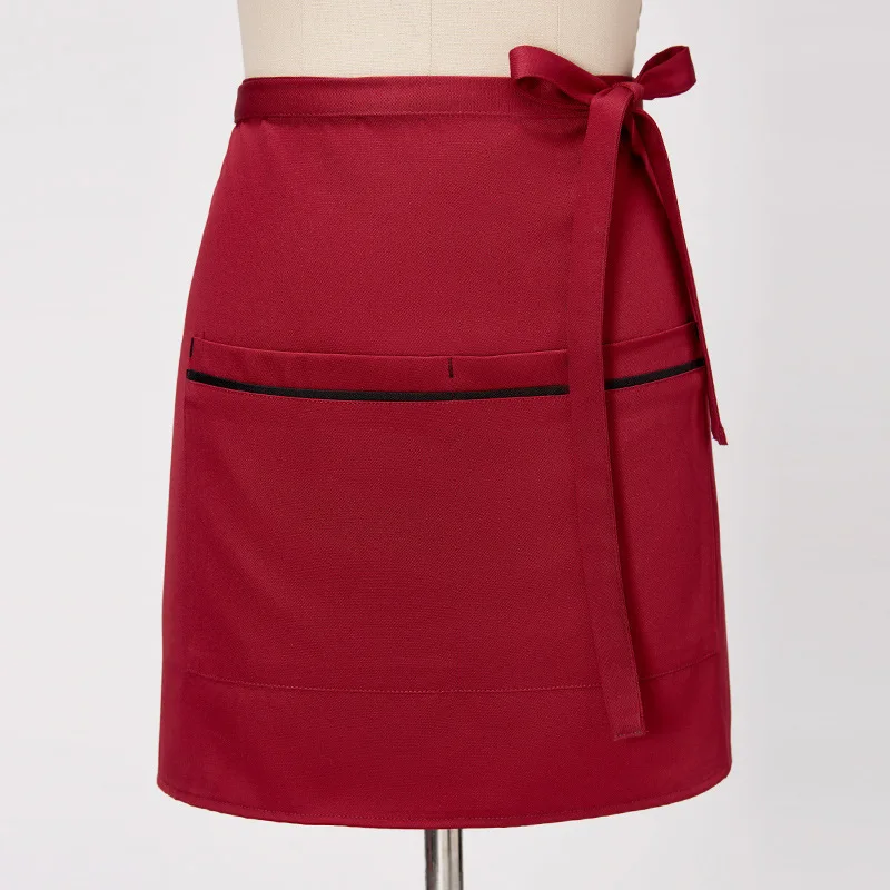 カスタマイズされたロゴ,シェフ,キッチン,ダイニングルーム,ウェイター,卸売のハーフエプロン