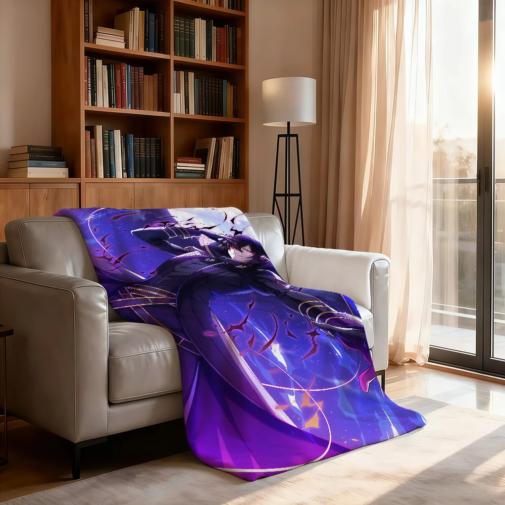 Anime The E-Eminence in S-Shadow Blanket Soft Throw Blanket for Home Bedroom Bed Sofa Picnic Travel Office Rest Blanket Gift