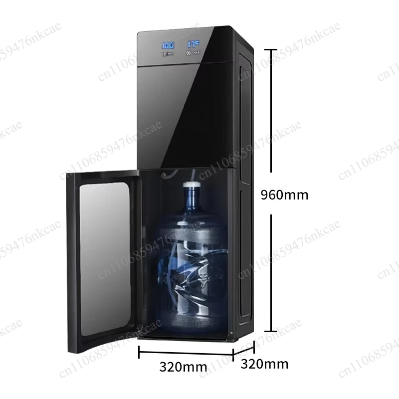 Household water dispenser with bottom tank, free-standing, fully automatic, intelligent cooling and heating, dual-use