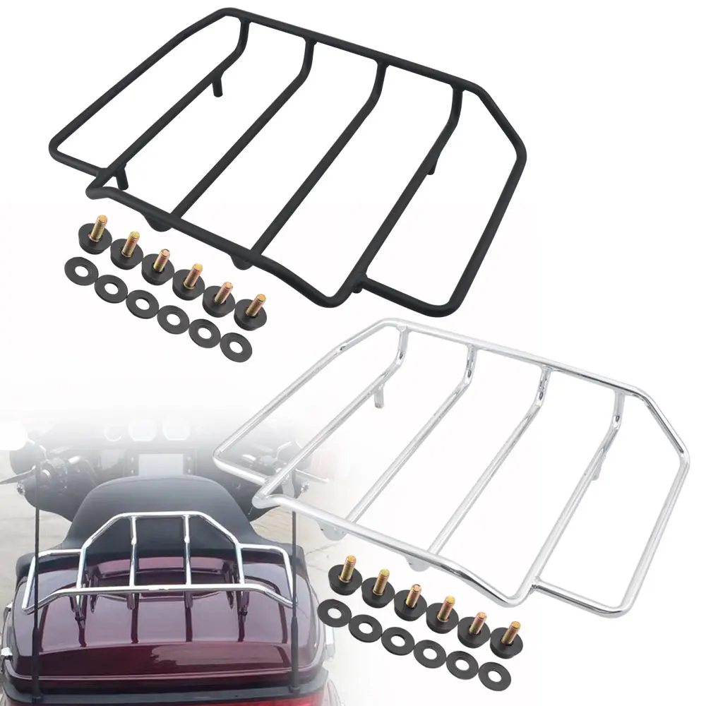 NEW Motorcycle Part Tour Pack Luggage Top Rack For Harley Touring Road King Electra Street Glide FLHT FLHR FLHX FLHTCU Trunk Pak