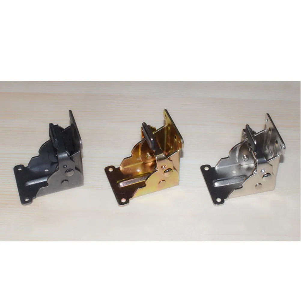 

2pcs Self-Locking Hinge Support Bracket For Furniture Legs 90 Degree Folding Table Chair Leg Brackets Stability Lock Tool