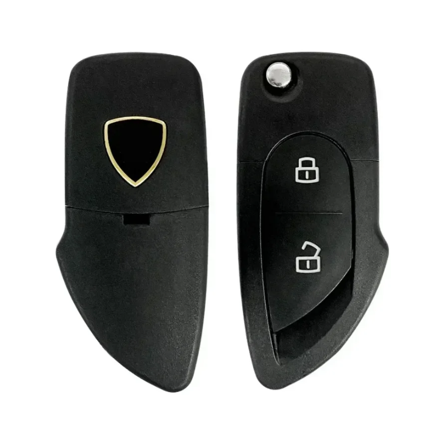 BB Key Shell for Lamborghini Gallardo PN:400837231 2 Buttons with Logo Flip Folding Remote Car Key