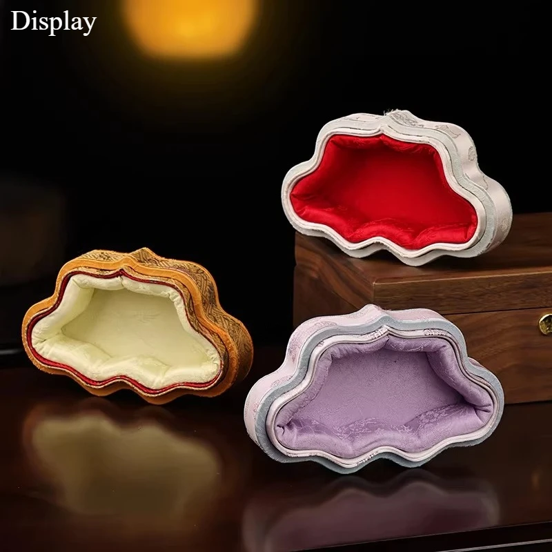 

New Chinese Style Jewelry Box, Elegant Bracelet & Wenwan Bracelet Storage Case, Luxury Jade Jewelry Gift Box