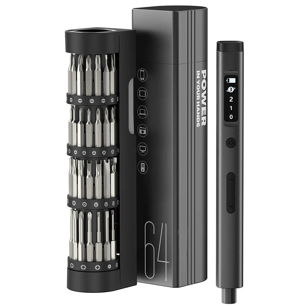 66 in 1 Power Tool Rechargeable Electric Screwdriver Precision Sets Magnetic Small Bits for Xiaomi Mobile Cell Phone Repair Toys