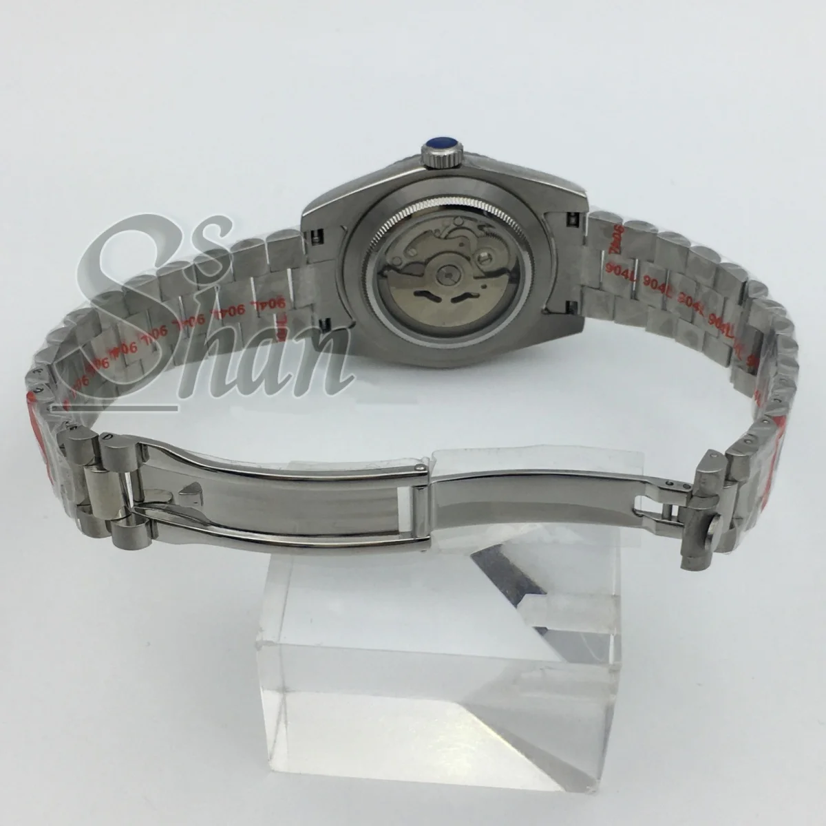 36 مللي متر/39 مللي متر عالية الجودة ساعة ميكانيكية للرجال الفضة الهاتفي الماس مؤشر الياقوت الكريستال NH35A نافذة تاريخ الحركة التلقائية