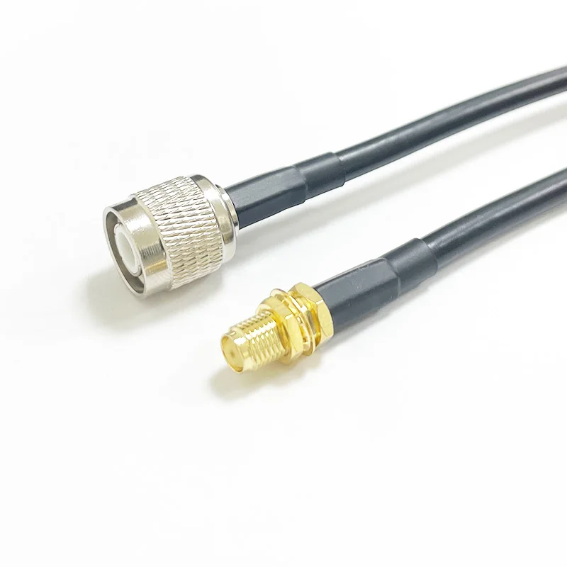 SMA Female Jack to TNC Male Plug Adapter Pigtail Cable RG58 For Wireless