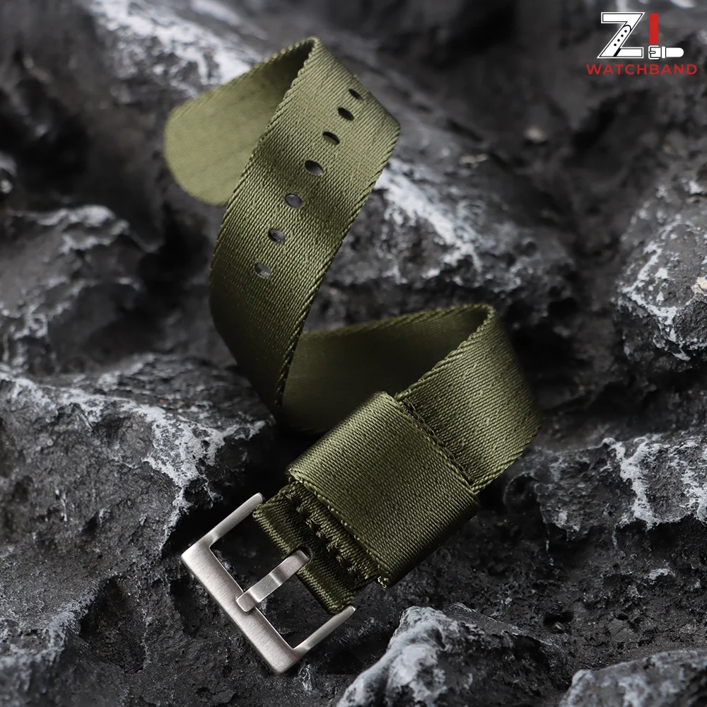 18mm 20mm 22mm Ribbed Nylon Watch Band for Omega for Seiko for Rolex Canvas Sport Universal Replacement Bracelet Watch Accessory view 6