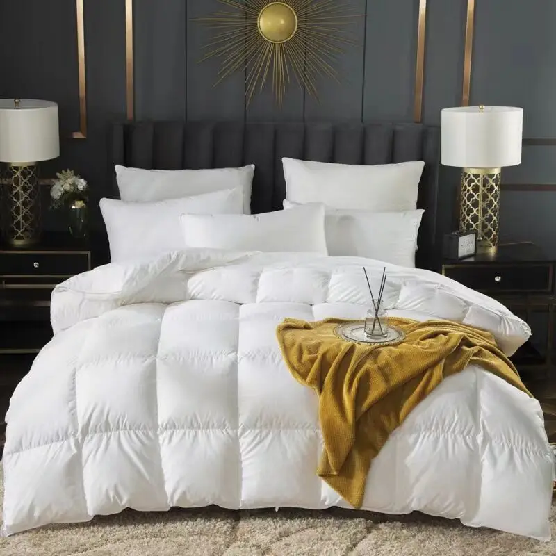 

Double Duvet 95 % White Goose Duck Down Duvets Quilt Nordic fillingWinter Comforters Couple Bed Quilt Single Blanket Queen King