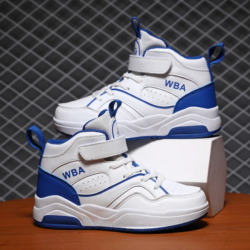 A pair of children's four-season high-top leather sport shoes, comfortable and soft casual shoes, size 31-40,KT-M-1699