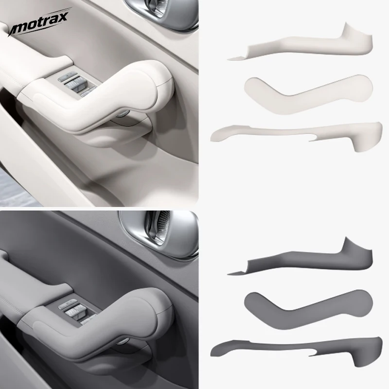 For BYD ATTO 3 EVO Yuan Plus 2026 2027 Car Door Handle Protection Cover with Interior Door Armrest Decorative Patch Accessories