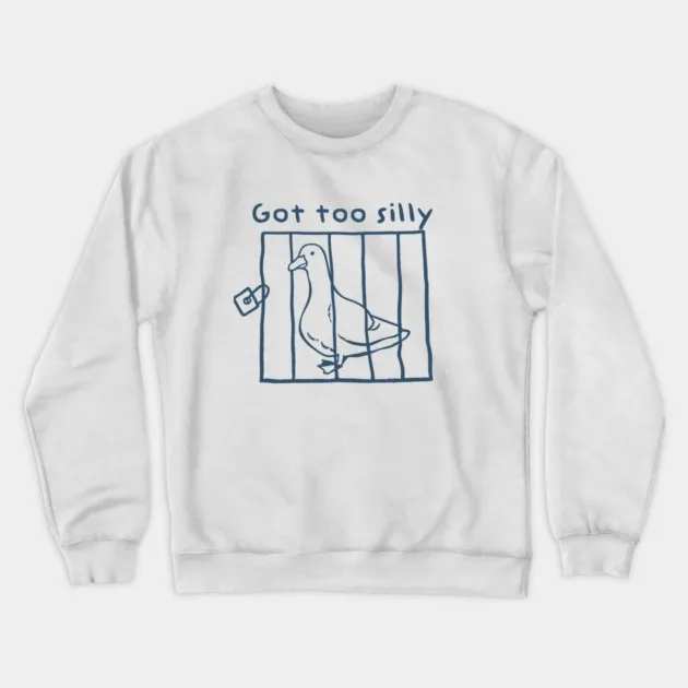 

Осенне-зимняя повседневная толстовка Silly - Pigeon - Joke Statement, удобный и забавный пуловер для повседневного ношения