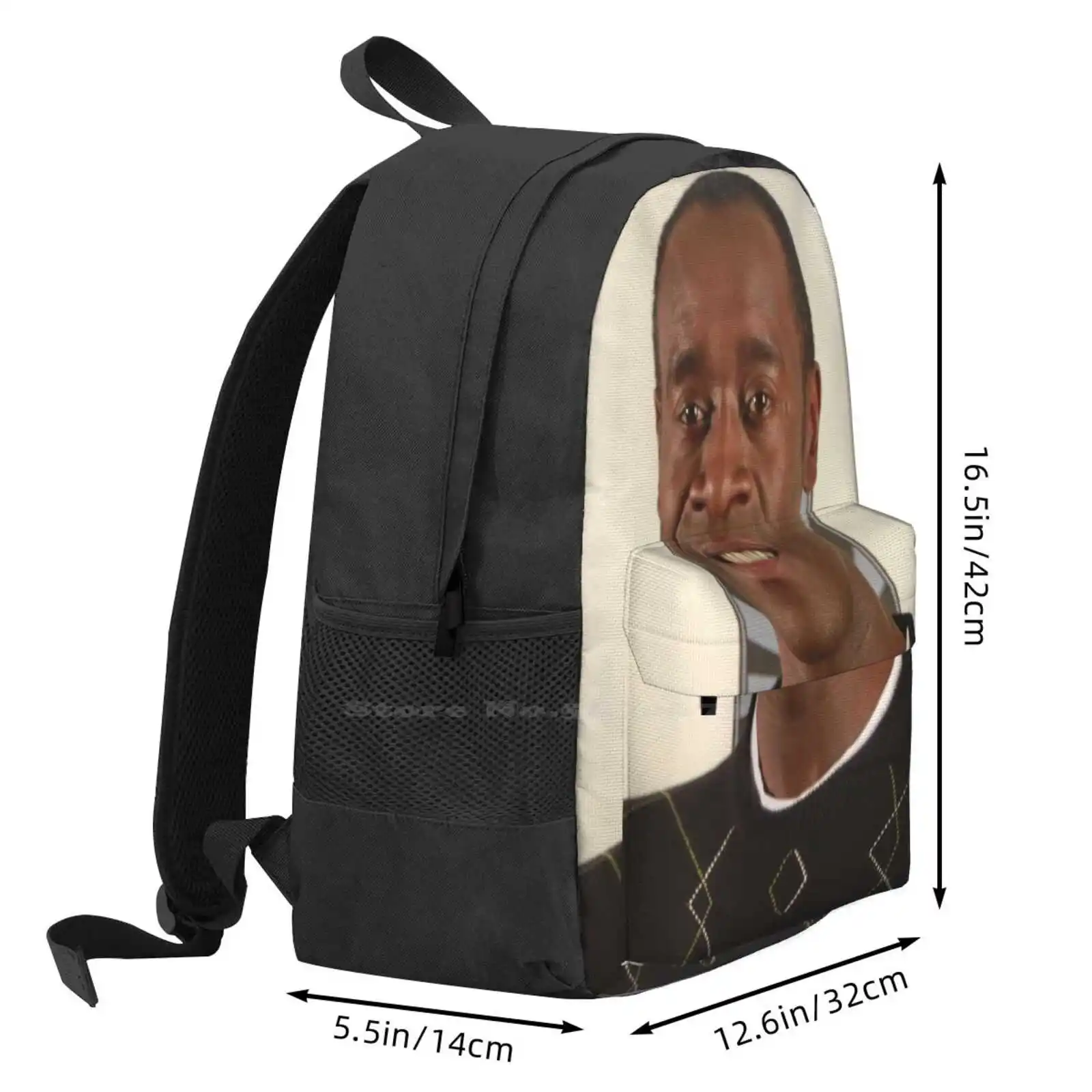 Don Cheadle-Agony School Bags Travel Laptop Backpack