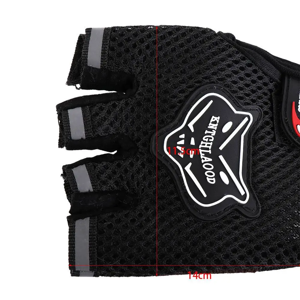 Slip Mountain Bike Kids Adult Half Finger Climbing Breathable Glove Bicycle Gloves Cycling Gloves Bodybuilding Riding Gloves