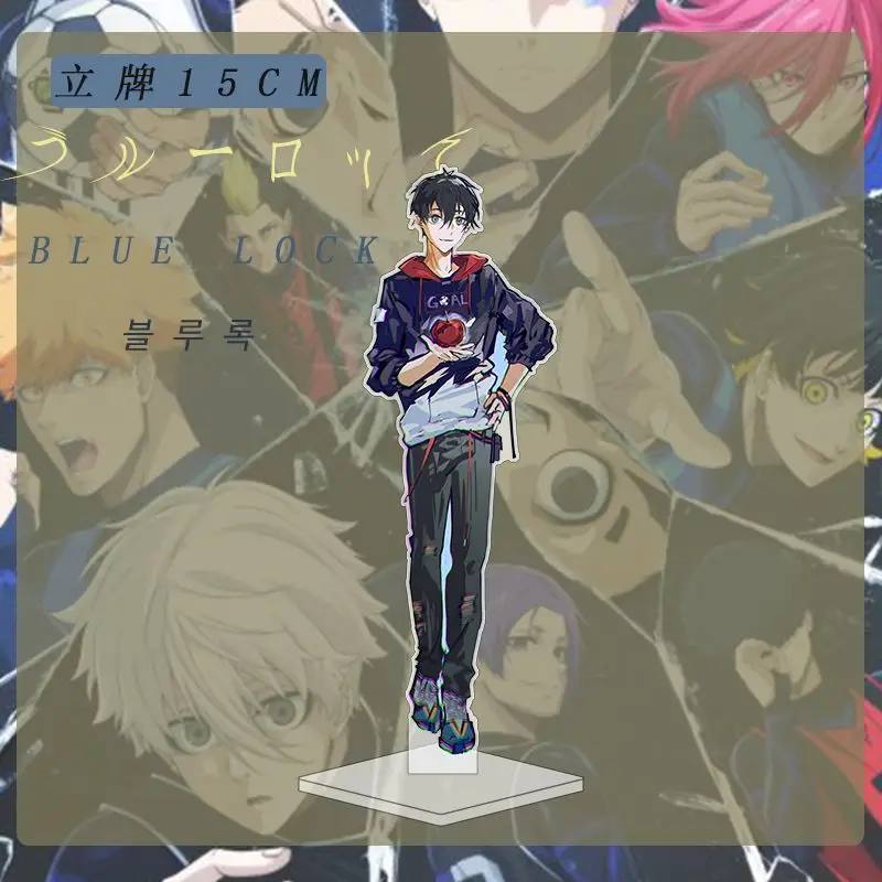 B-E-CK Bachira Meguru Chigiri Hyoma Nagi Seishiro Anime Acryl Stand Figuur Staande Model Ornamenten Meisje Verjaardagscadeau