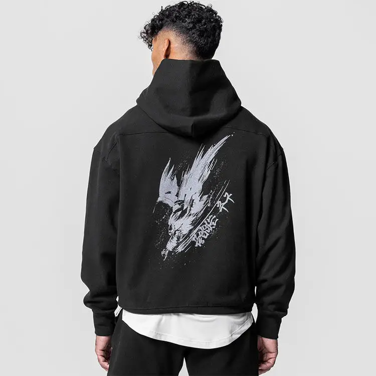 

Autumn Winter Men'S Women Sweatshirt Trendy Hooded Sweatshirt Rotator Sleeve Sweat-Absorbing And Breathable Sports Jacket