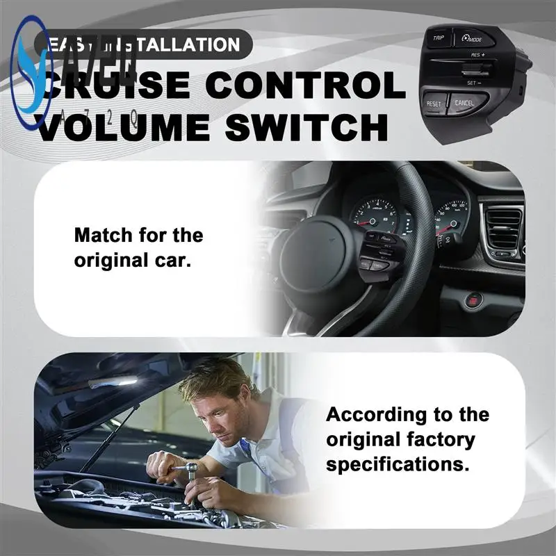 

A72Q-Cruise Control Volume Cruise Control Switch For Kia Cruise Control Switch 96720H8020 For Kia RIO 2017-2021
