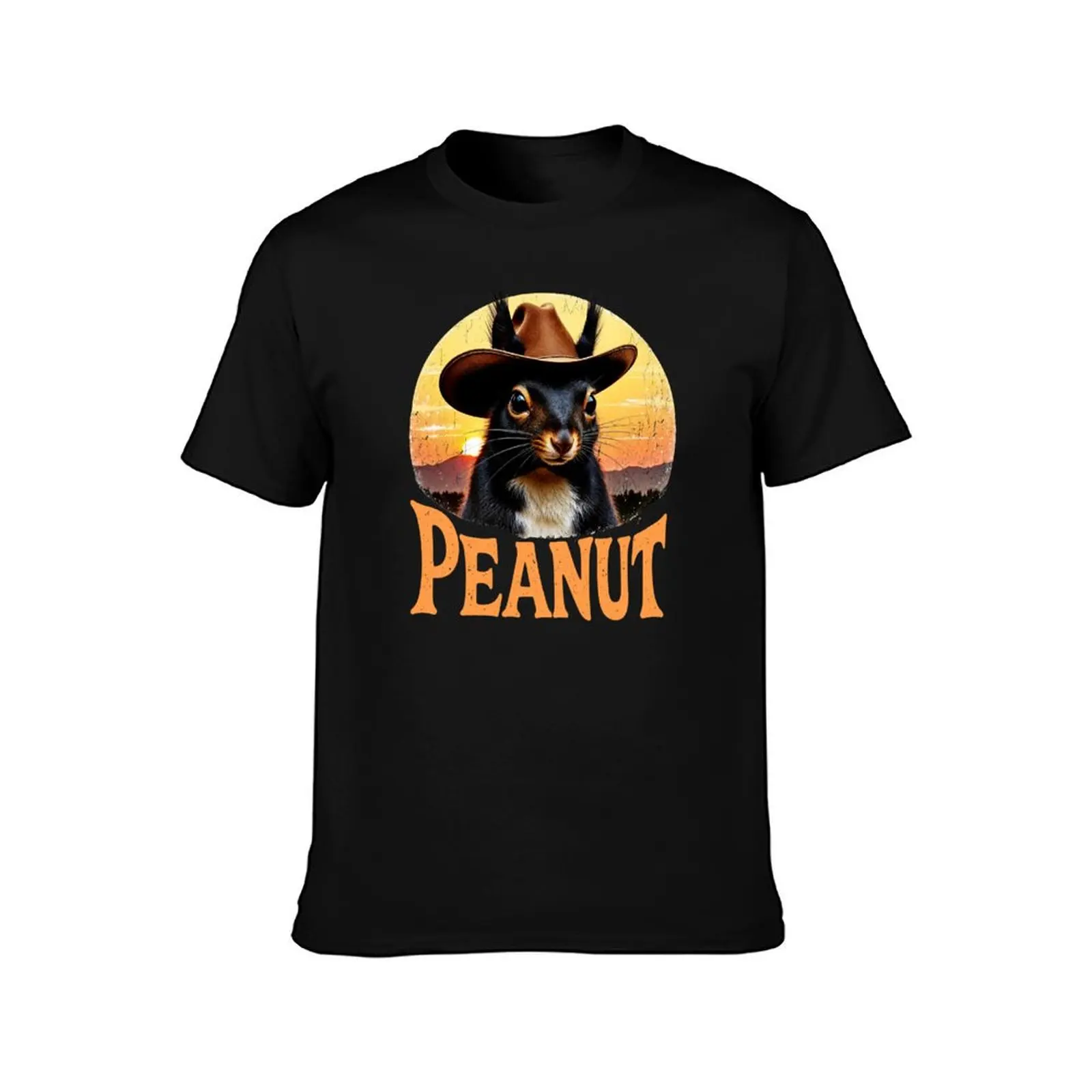 Peanut The Squirrel T-Shirt Basic Simple Design Short Sleeve Shirt T-Shirt