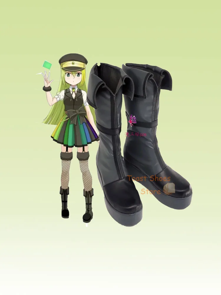 Anime Puella Magi Madoka Magica Arina Gurei Cosplay Boots Comic Role Play for Con Party Halloween Cosplay Costume Prop Shoes