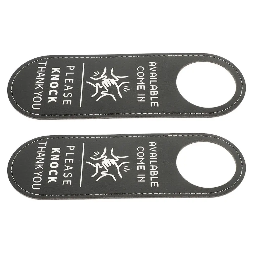 2Pcs Double Sided Door Sign for Meeting Room Do Not Disturb Meeting in Progress in Session Office Hotel Clinic Privacy