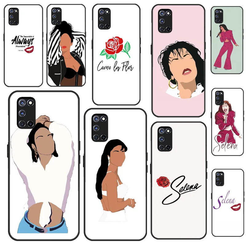 Selena Quintanilla Quote Case For OPPO A74 A94 A54 A57 S A77 A76 A96 A52 A72 A91 A93 A5 A9 A31 A53 A15 A16 A17 Cover