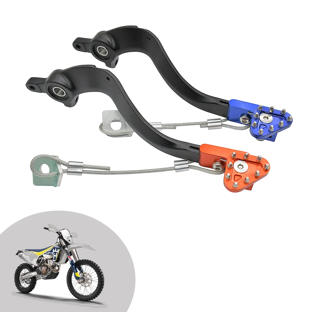 

For KTM SX SX-F XC XC-F XCF-W XC-W EXC 125 150 250 350 400 450 500 2016-2022 Motorcycle CNC Rear Brake Pedal Arm Lever Saver