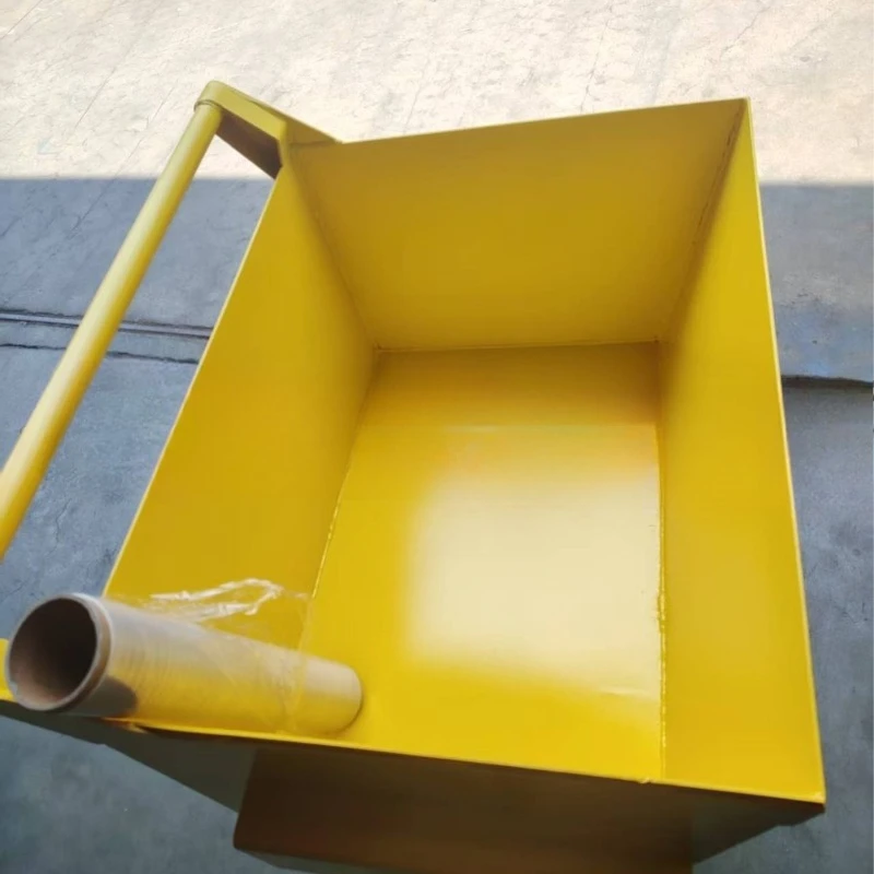 

Steel cart, strong and durable, plastic-sprayed, with pulleys