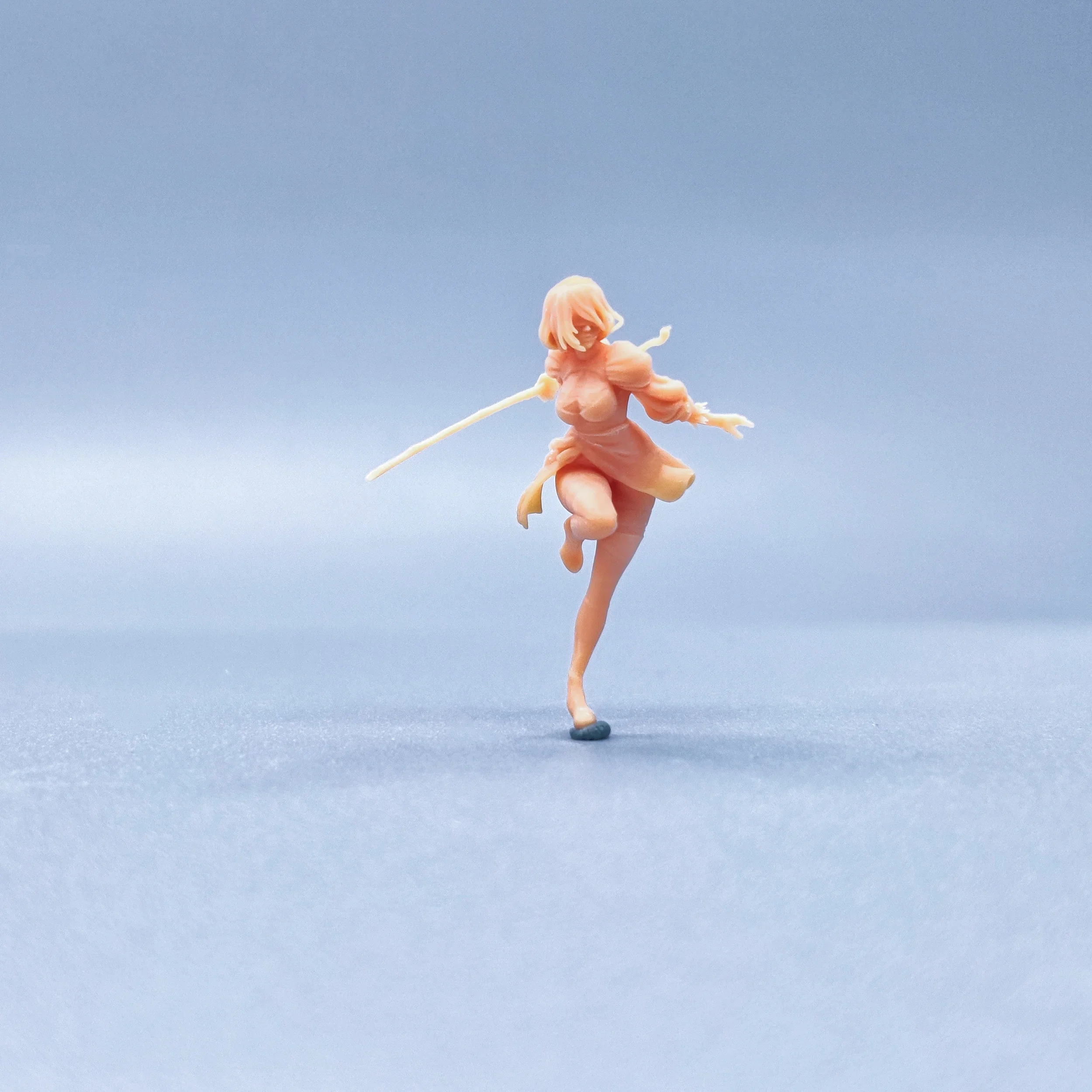 1/64 1/50 1/43 Figuren Maßstab Modell Harz Stehende Göttin Schwerter Ungefärbte Miniaturen Diorama Handbemalt V714