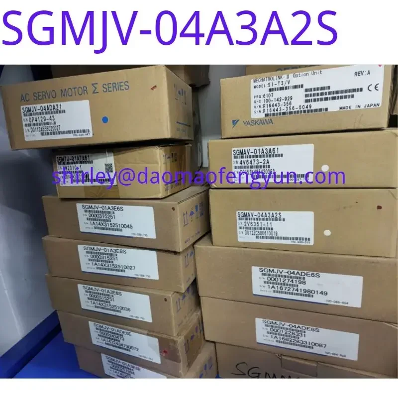 Brand New Original SGMJV-04A3A2S Yaskawa 400W servo motor warranty for one year