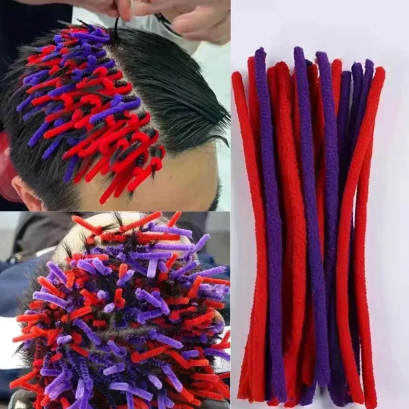 4/6/8/10/12MM Afro Hair Perm Rods Small Wavy Fluffy Corn Perm Rollers Curlers Bar Wild Curly Hair Maker Tools Hair Styling Tools