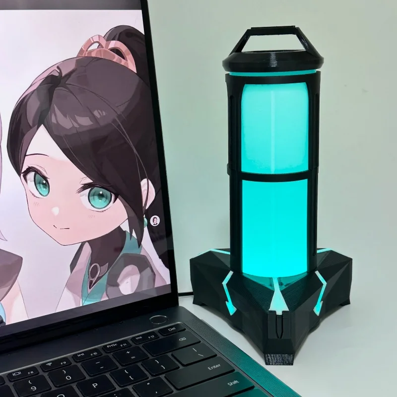 Valorant-luz con punta periférica creativa, luz de ambiente, caja de luz colorida, decoración de dibujos animados para habitación y dormitorio, juguete de regalo