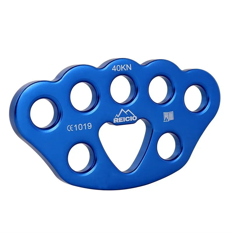 

2024 Cheap Price 40KN 8-hole Multi Anchor Point Climbing Rigging Plate Multi Anchor Point Survival Gear