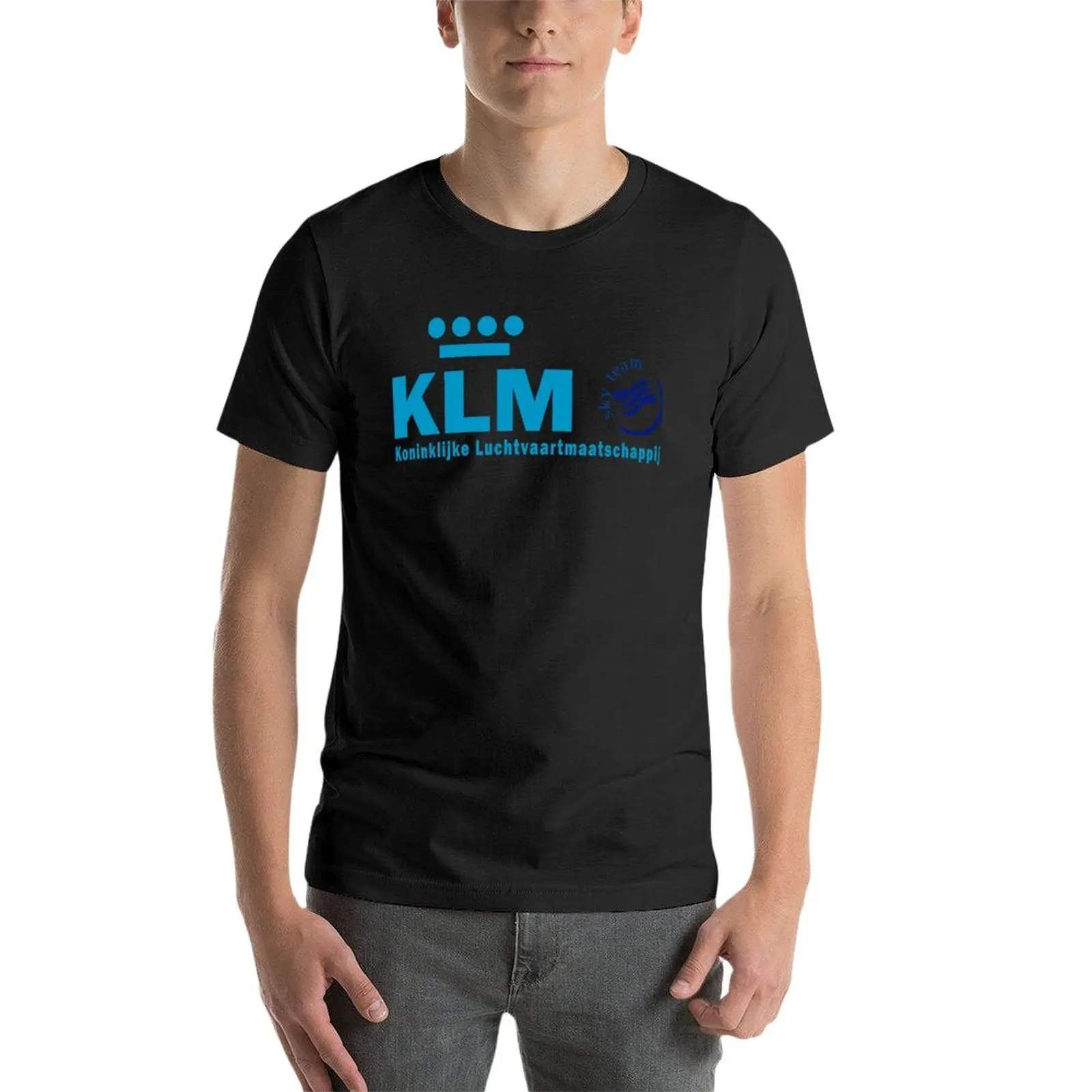 New klm airlines T-Shirt graphic t shirt plain t-shirt oversized t shirt men