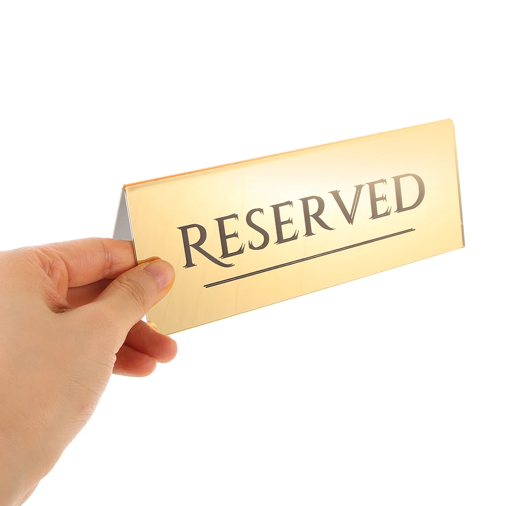 

Anniversary Reserved Seating Dinner Party Markers Table Dining Sign Banquet Signs