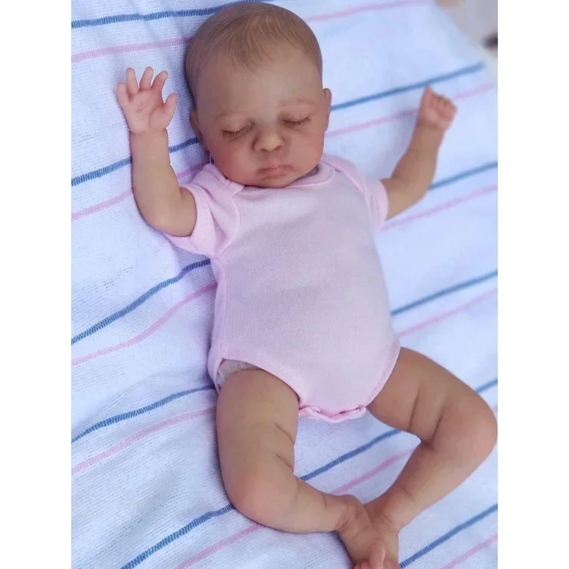 26cm  Mini Reborn Doll Luna Sweet handy Doll soft Body real touch Art Made 3D Skin Lifelike Baby Collectible Doll