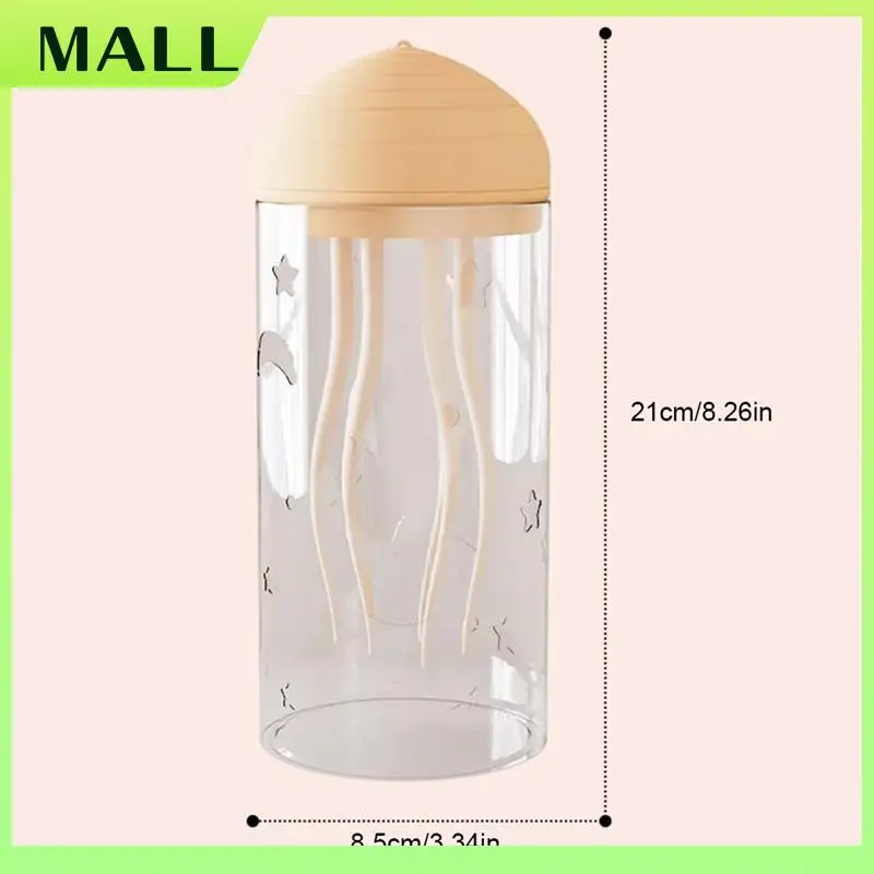 MALL 회전 해파리 야간 조명 슬리핑 라이트 음성 제어 분위기 조명 장식 Type-C 데스크탑 충전