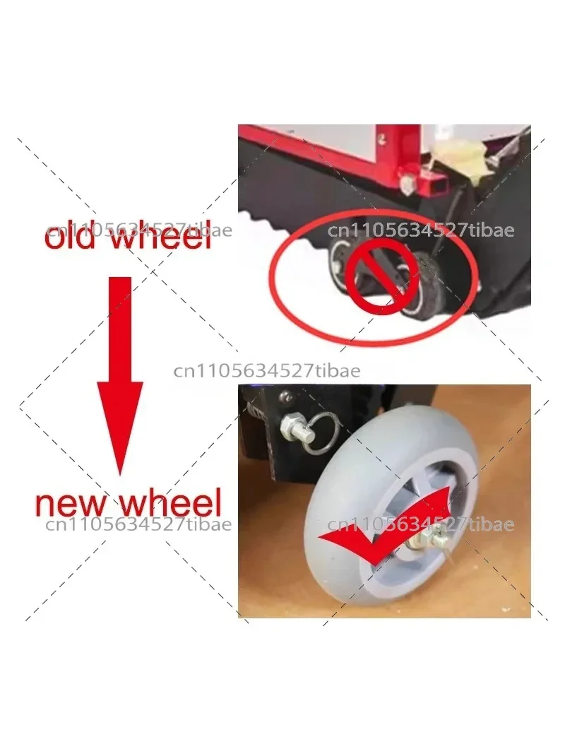400kg Electric Stair Climbing Crawler Cart Heavy-Duty Motorized Trolley Cargo Hand Truck for Up/Down Stairs