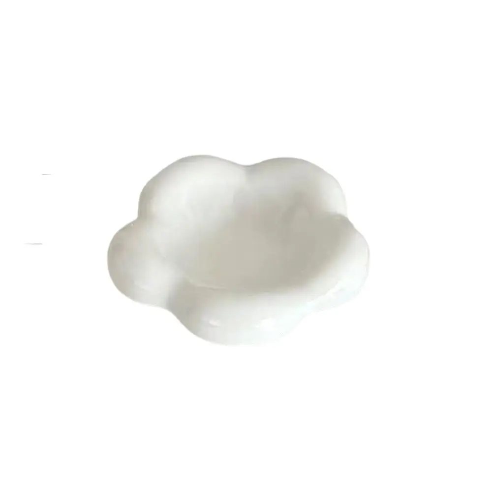 New Nordic Flavor Ceramic Sauce Bowl Heart Flowers Shaped Mini Seasoning Small Dish Snack Dip Home Use
