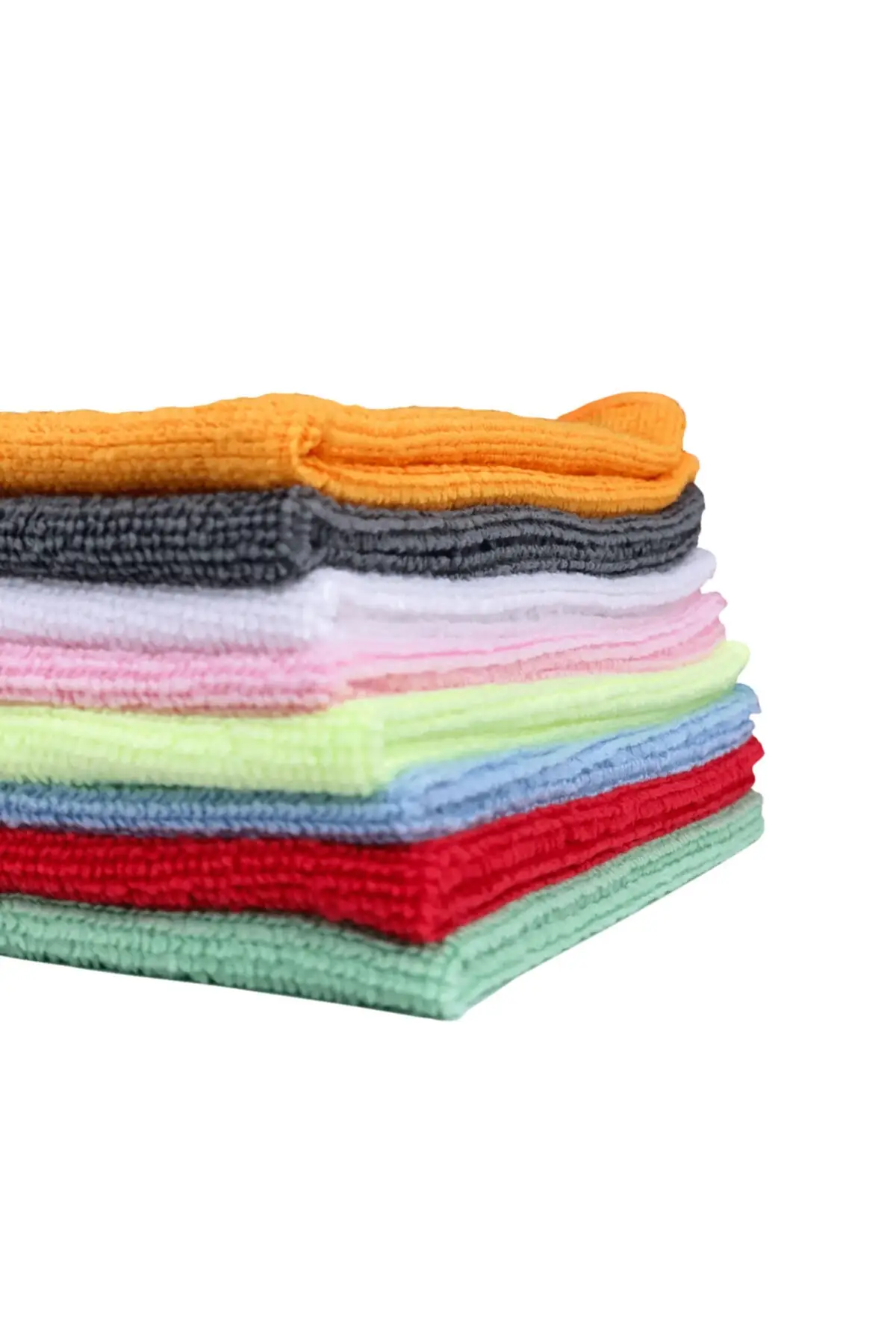 10 PCs Color Ziron Microfiber Thick Textured General Cleaning Cloth 40x40cm Package Absorbent Wiping Home Cleaning Dish cloth