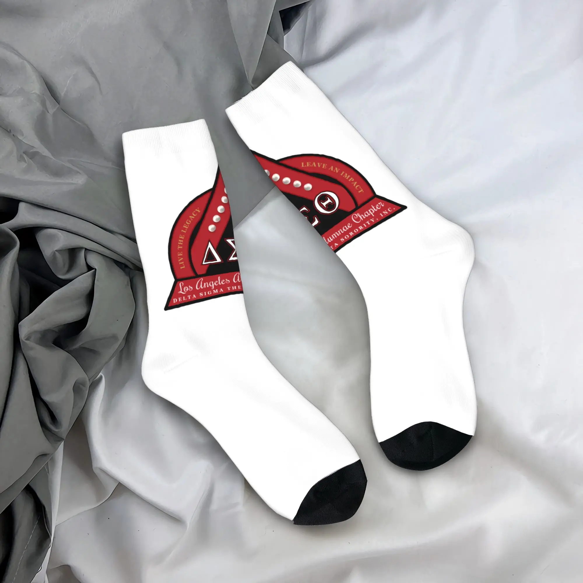 

Custom Harajuku Tillman_dst_laac main logo Socks Men Women Warm 3D Printing Sports Football Socks