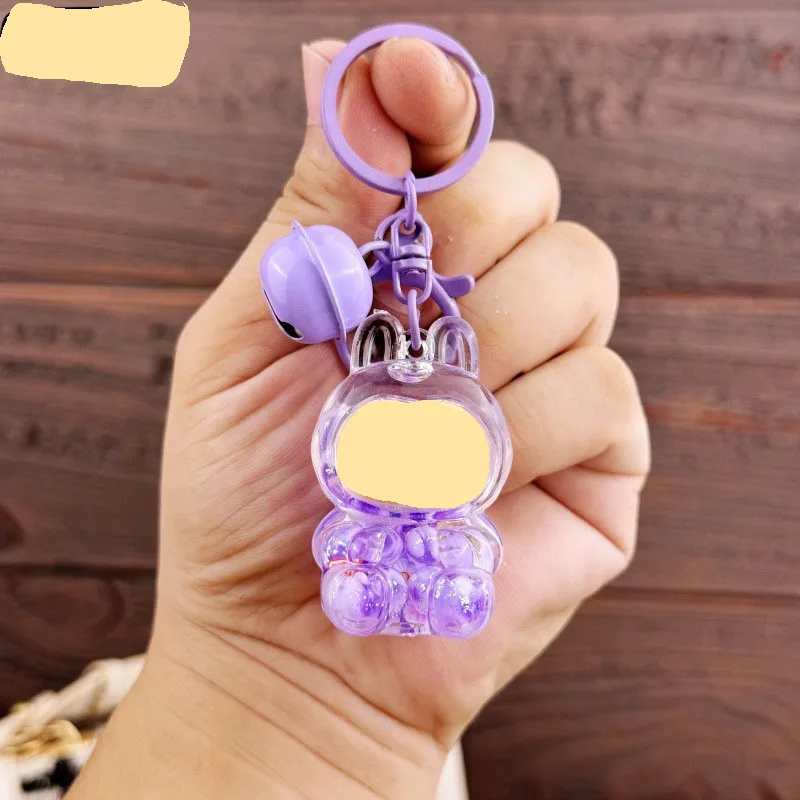 1PCSNew سلسلة المفاتيح الصغيرة الكرتون الإبداعية ثلاثية الأبعاد دمية الطلاب المدرسية قلادة سيارة مفتاح سلسلة النساء الرجال يعرض 2025