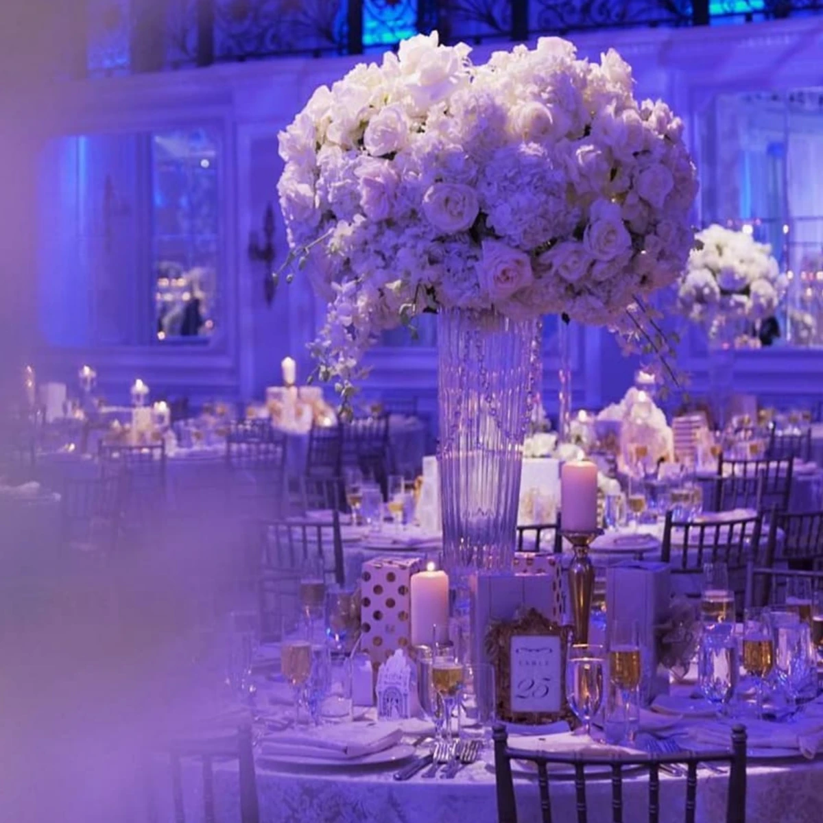2pcs to10pcs)Wedding candelabra Centerpieces decoration Tall Pillar glass crystal Candelabra centerpiece for wedding table