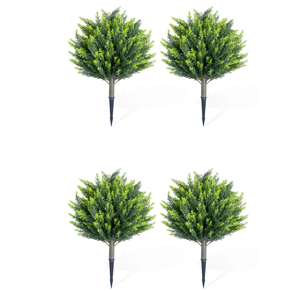 

Artificial Topiary Ball Tree with Metal Ground Spike, Fake Artificial Topiary Tree for Garden Patio Indoor and Outdoor Decor,Eas