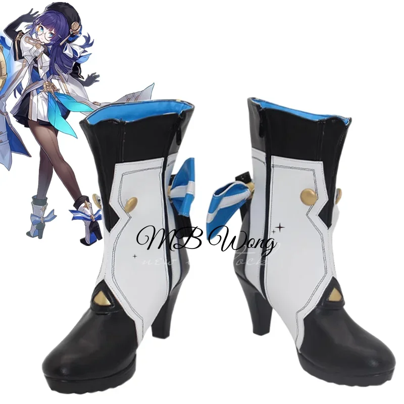 

Game Honkai Star Rail Pela Cosplay Shoes Boots Cosplay Anime Role Play Halloween Carnival Costume Outfit Party Prop Women Men