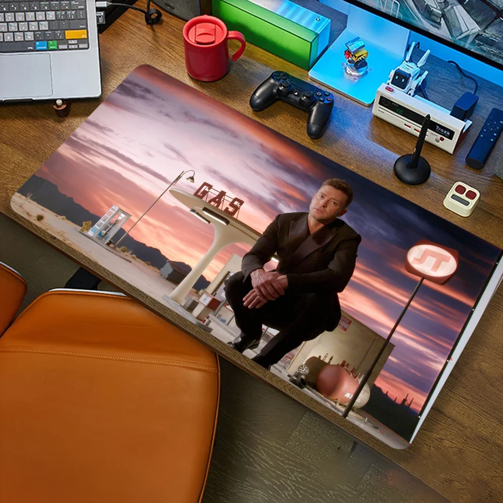 Sänger Justin T-Timber lakes alles Mouse pad Computer Büro Spiel Tischs ets xxl Gummi Anti-Rutsch-Gaming-Tastatur langen Schreibtisch
