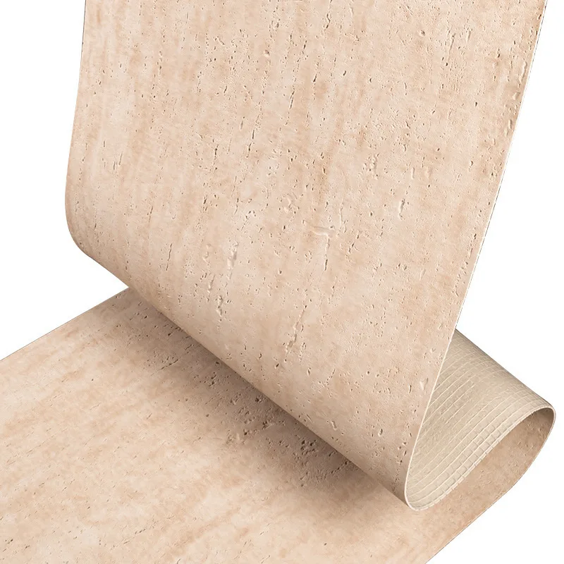 

Soft porcelain flexible stone 3D printing large plate travertine cultural stone clothing store background wall Roman travertine