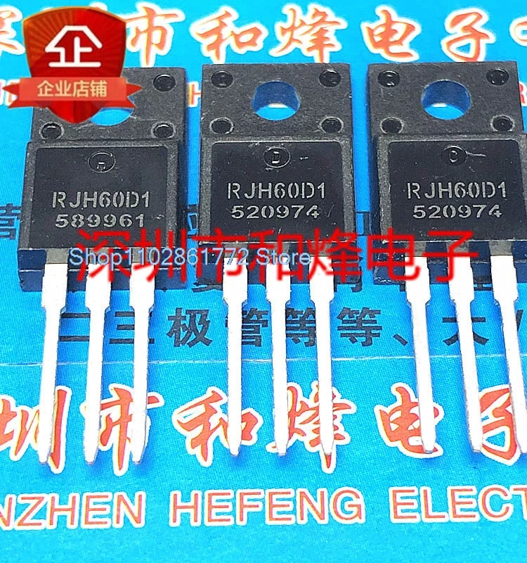 

(10 шт./партия) RJH60D1 TO-220F 600V 8A