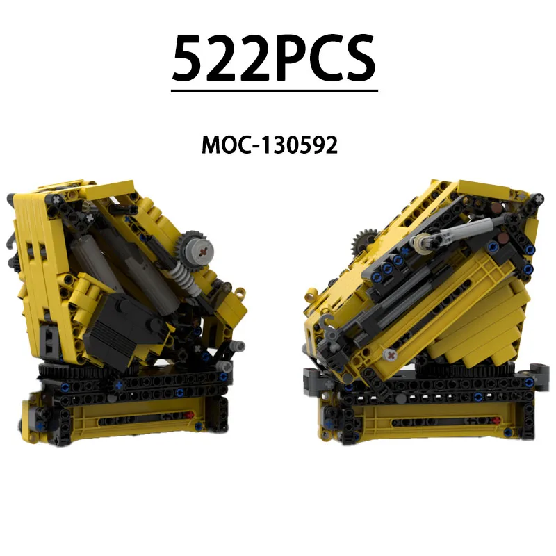 

Конструктор MOC-130592: Складной кран-модель (522 детали) – развивающая игрушка для детей, подарок на День рождения, Рождество, Новый год