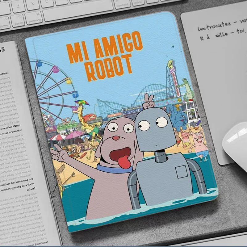 

Чехол Robot Dreams с изображением собаки в стиле аниме для iPad 10,2 9th 10th Air 6 5 Mini 4 5 Роскошный силиконовый чехол Pro 12,9 11 13 для iPad Air 2 3 4