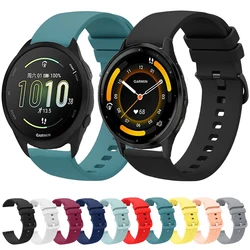 20mm 22mm silicone strap for Garmin Venu 3 2 Vivomove Garmin 165 Trend Fashion bracelet wristband for Forerunner 965 955 265 255