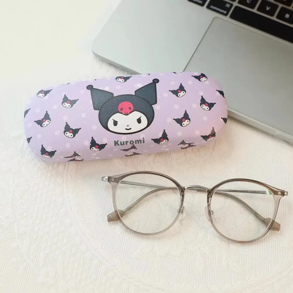 Anime Sanrio Hello Kitty Kuromi Eyeglasses Organizer Cute Cartoon Cinnamoroll Student'S Drop-Proof Portable Eyeglasses Case - view 4
